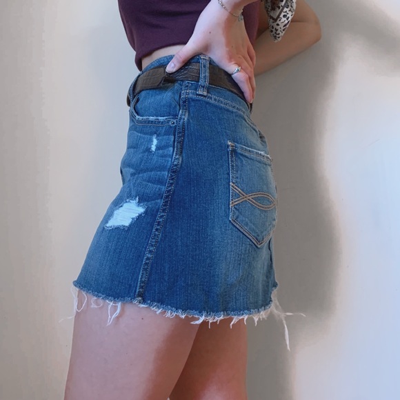 Abercrombie & Fitch Dresses & Skirts - ABERCROMBIE & FITCH denim skirt